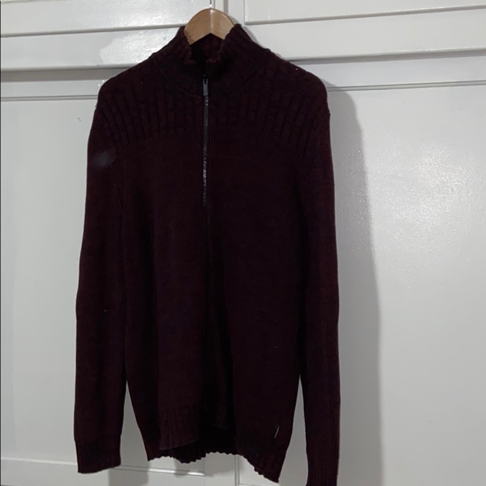 Calvin Klein full zip knitted jacket